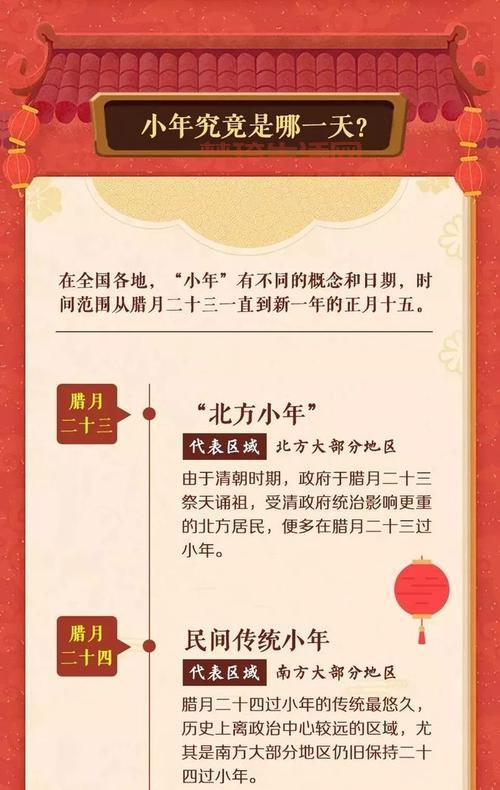 腊月二十三还是腊月二十四，你的家乡过小年是哪天？
