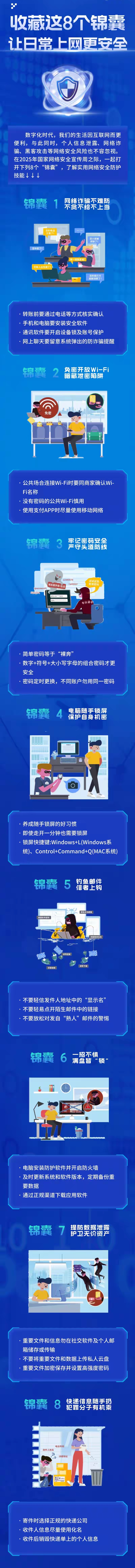 一图读懂：8个上网安全锦囊，所有人快收藏