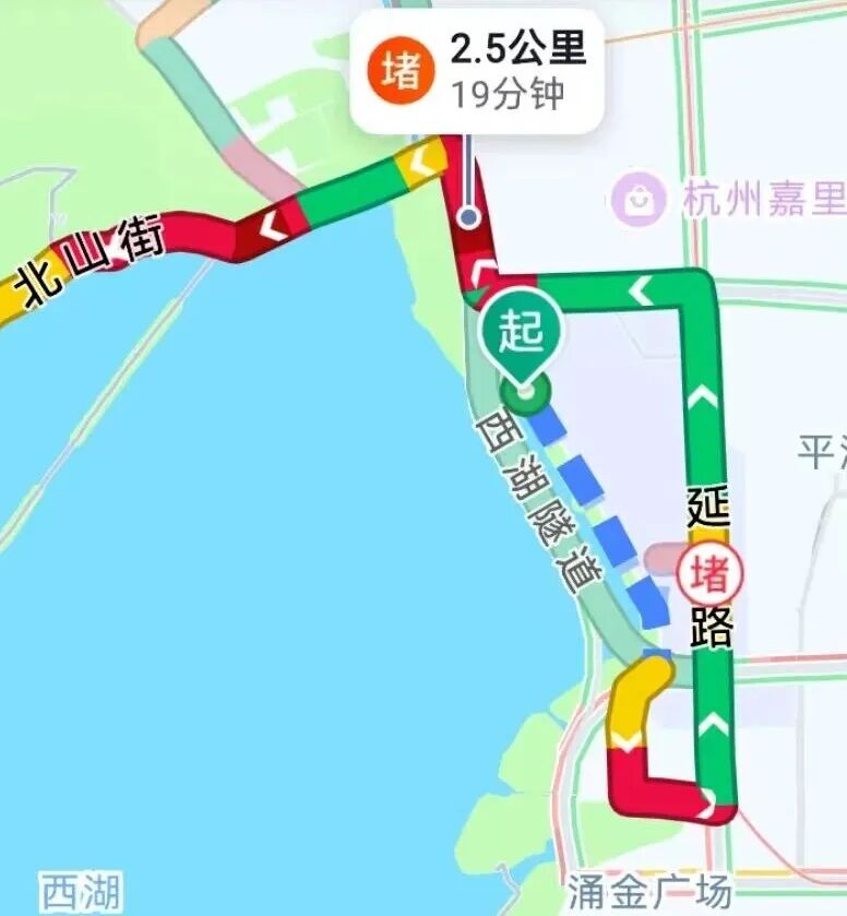 国庆杭州西湖交通拥堵_“堵山”“堵景区”后地铁也堵了_杭州西湖地铁交通指南
