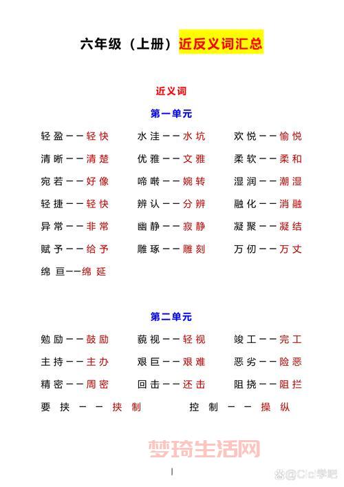 粗糙的反义词是什么？超级简单的语文小知识！