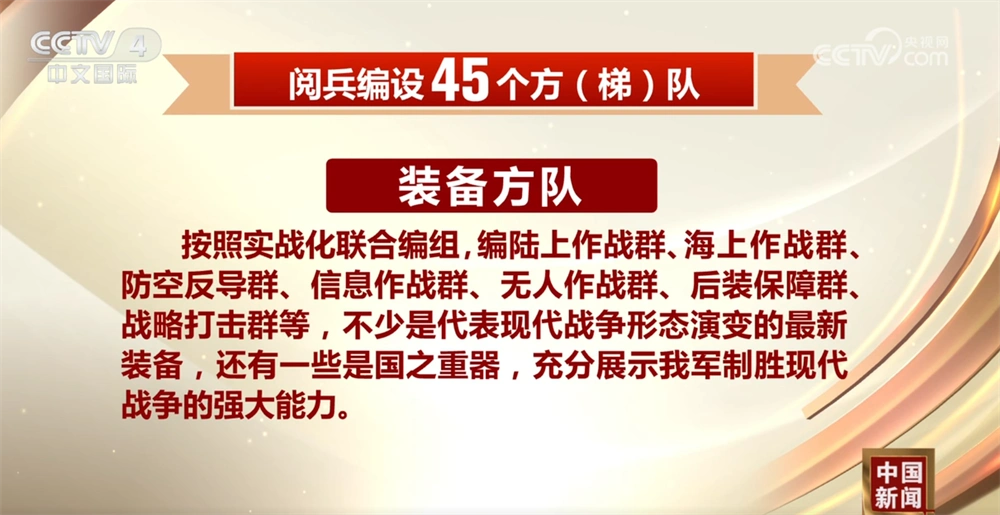 九三阅兵总体设计呈现哪些特点_九三阅兵准备工作情况_阅兵方队编组样式体现军事力量最新布局