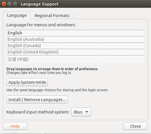 ubuntu16中文系统设置_华为w1印尼版如何下载中文输入法_安装中文输入法ibus-pinyin