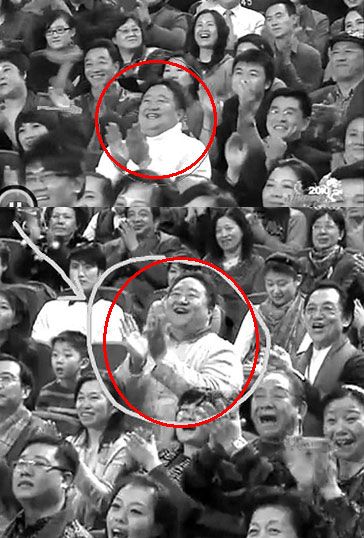 2010年春晚到2011年春晚的“笑脸哥” 