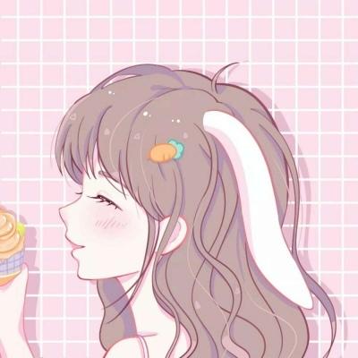 可爱画风的情侣头像