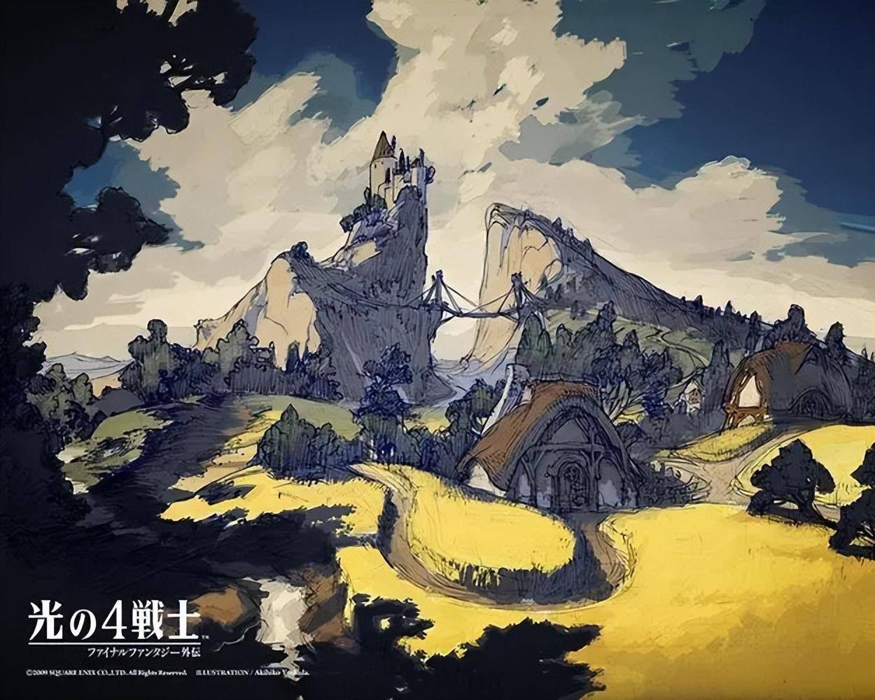 最终幻想光之四战士 NDS 外传 浅野智也 勇气默示录 回归初心 极简主义 RPG 游戏推荐_最终幻想战士