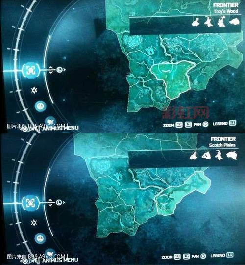 掌握刺客信条3 狩猎地图，快速解锁全部挑战