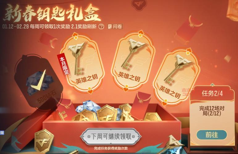 穿越火线活动又来啦！这次的奖励竟然是永久武器！