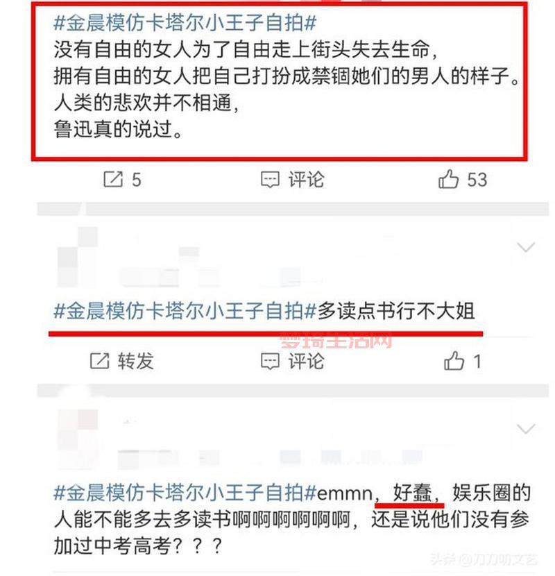 因为模仿卡塔尔小王子被骂，金晨的回应来了！