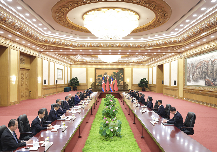 习近平金正恩会谈_习近平同金正恩会谈_中朝关系发展