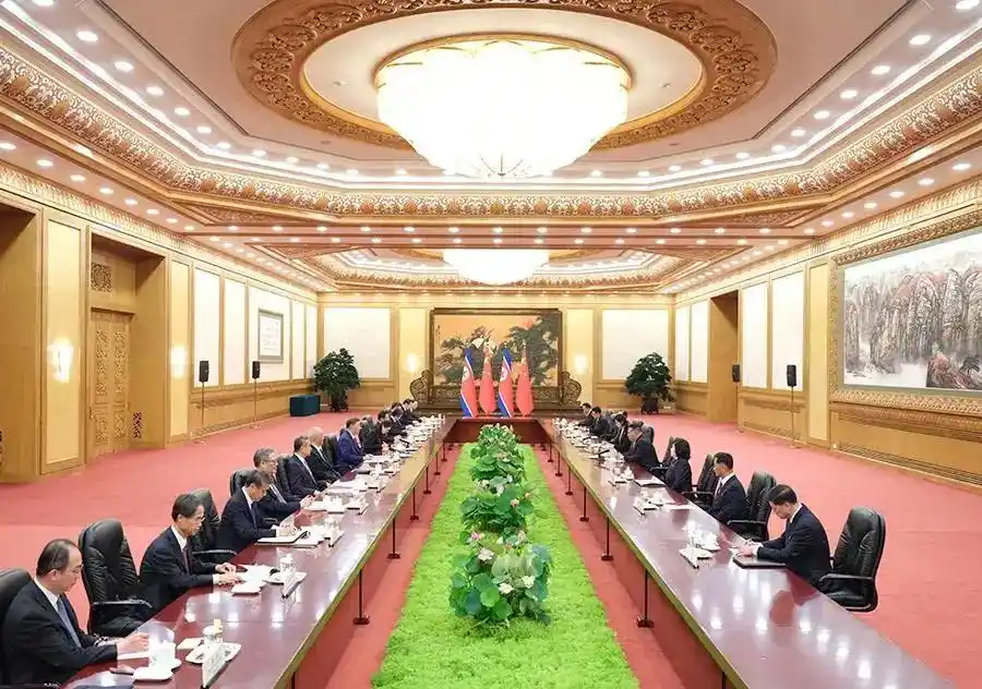 中朝关系发展_习近平金正恩会谈_习近平同金正恩会谈