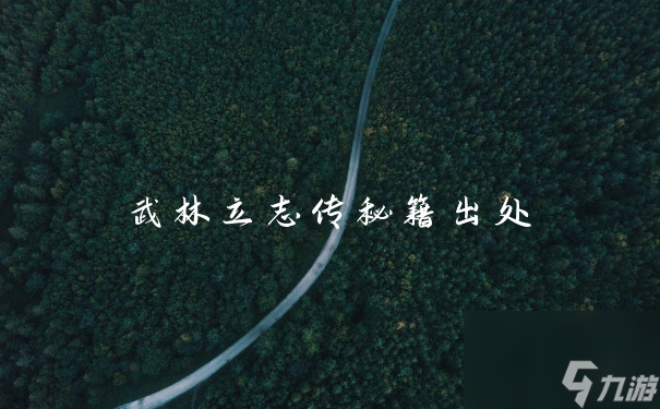 武林秘籍寻宝游戏