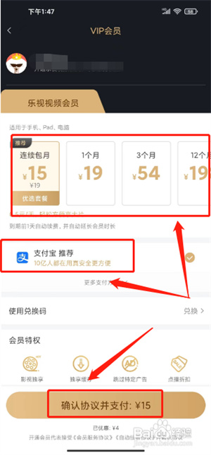 怎样开通VIP会员截图3
