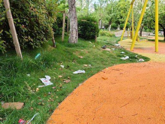 济南千亩银杏林垃圾遍地 当地回应_济南绿地中央公园卫生问题_历下区公园管理混乱