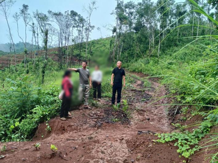 景讷乡综治中心：划清土地界限，筑牢和谐根基