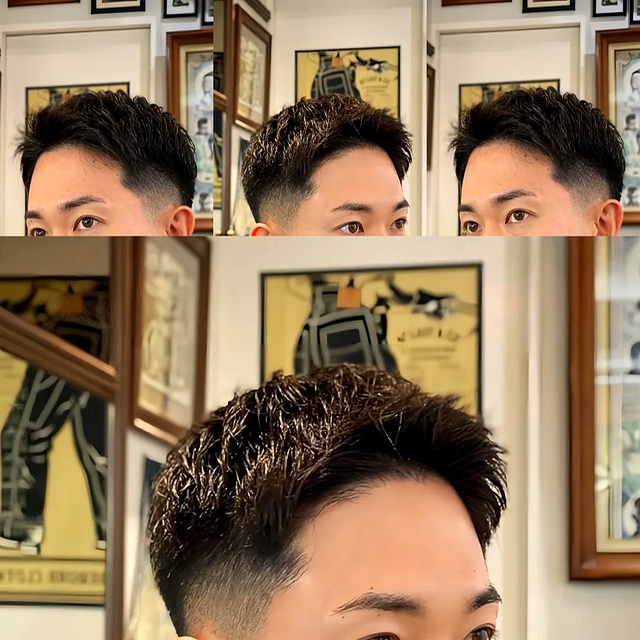 30岁男人发型_男生娃娃脸适合什么发型_纹理背头技巧
