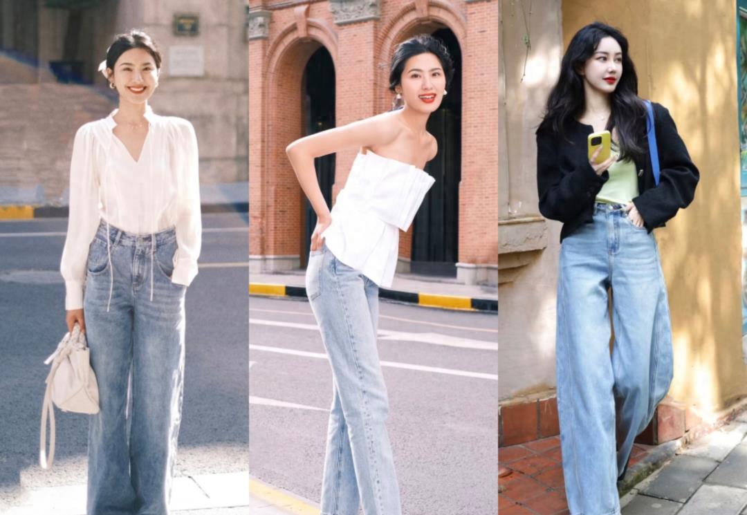 最新款牛仔裤_微喇牛仔裤_宽松牛仔裤