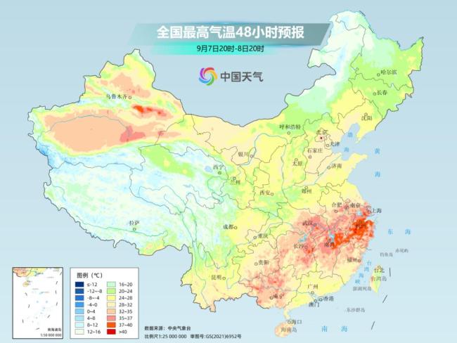 “南北两重天”继续上演 秋凉与高温交织