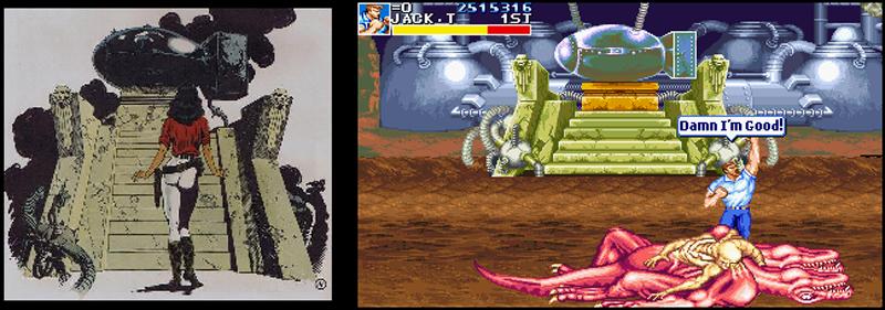 恐龙快打游戏场景原型_恐龙快打街机版下载_恐龙快打漫画剧情