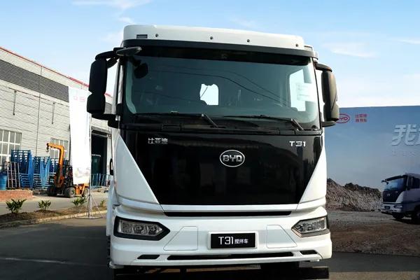 纯电混凝土搅拌车_比亚迪T31混凝土搅拌车_搅拌车图片