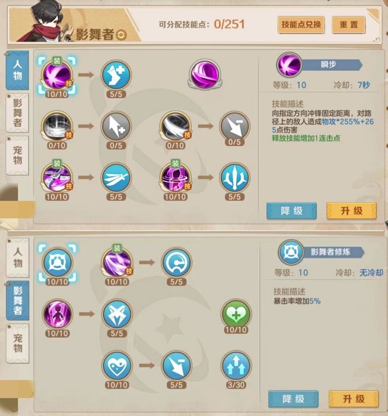 刺客影舞者PVP技巧_守护之剑刺客加点_影舞者竞技加点与技能运用
