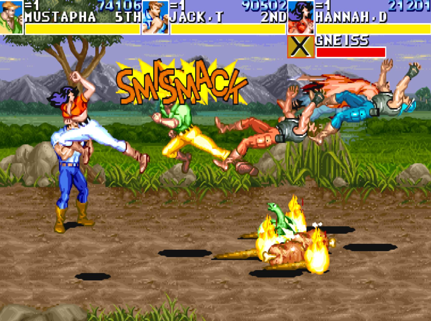 恐龙快打剧情解析_恐龙快打街机版下载_汉娜匕首连捅原因