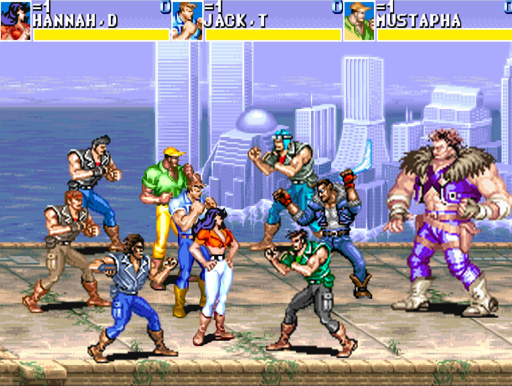 恐龙快打敌兵种类_恐龙快打街机版下载_快打旋风敌兵设计