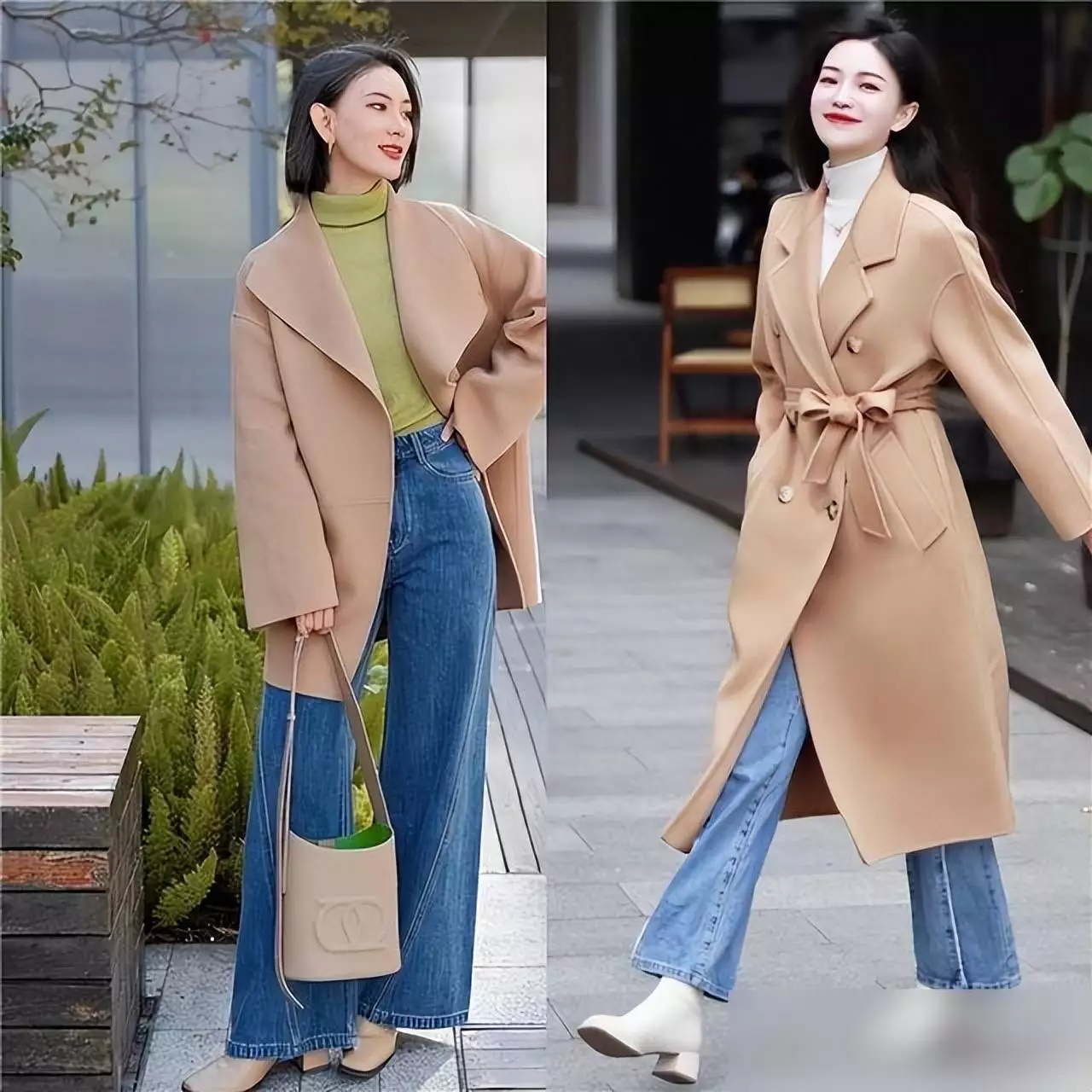 高腰牛仔裤搭配小白鞋_阔腿裤显高搭配高跟鞋_穿紧身牛仔裤的女生