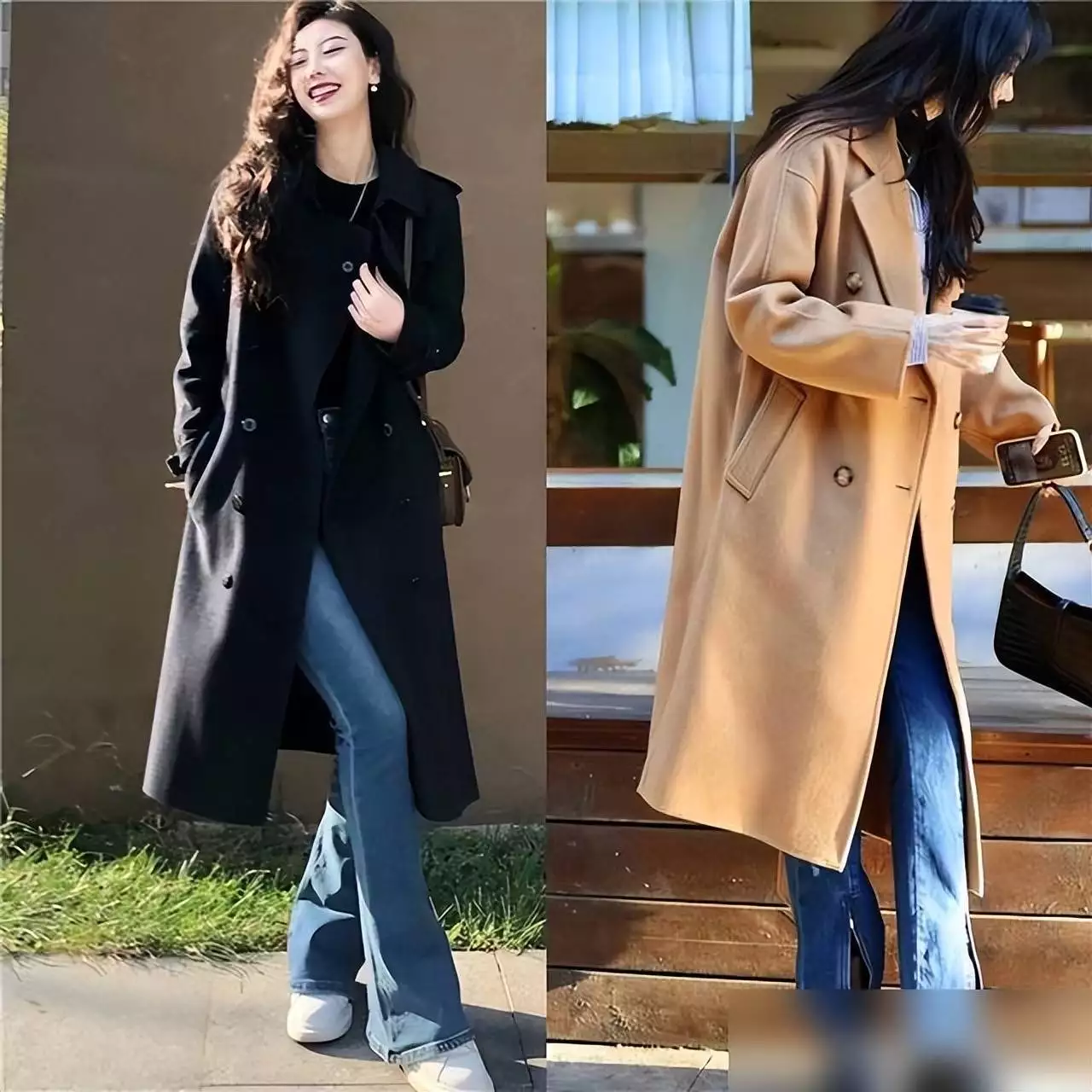 高腰牛仔裤搭配小白鞋_阔腿裤显高搭配高跟鞋_穿紧身牛仔裤的女生