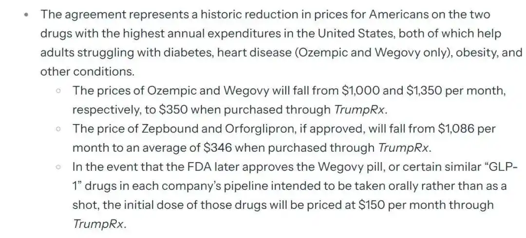 白宫宣布减肥药降价 药企高管晕倒_美国总统特朗普礼来诺和诺德药品控价协议_川普大药房折扣药品价格