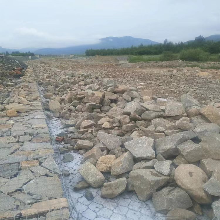 堤坝格宾网_河道岸坡护坡雷诺护垫_铁丝石笼网