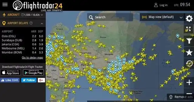 Flightradar24飞行轨迹追踪分析_Flightradar24实时航班信息应用_flightrader