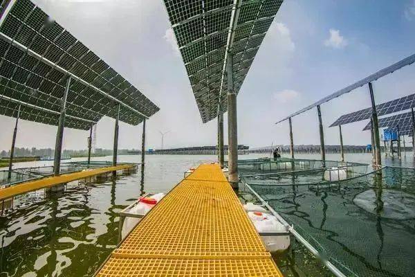 江苏省天岗湖光伏碍洪问题整治_泗洪天岗湖光伏发电基地节地技术应用_泗洪 天岗湖