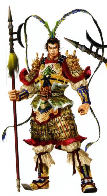  真·三国无双 吕布 武器 方天画戟 _真三国无双5动画包_真·三国无双 吕布 铠甲 设计 