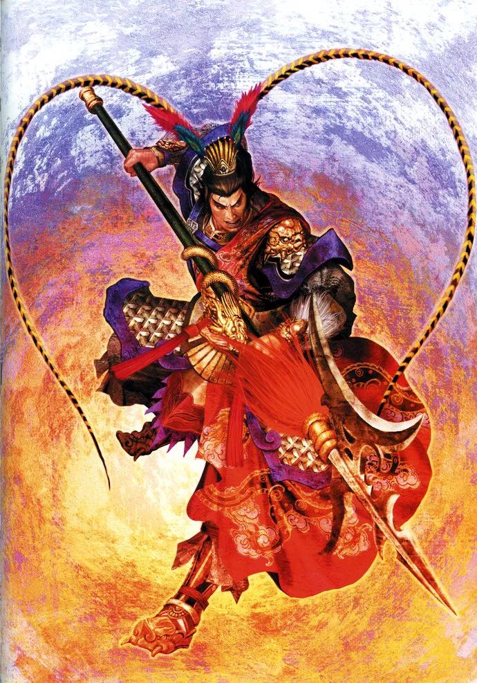 真·三国无双 吕布 铠甲 设计 _真三国无双5动画包_ 真·三国无双 吕布 武器 方天画戟 