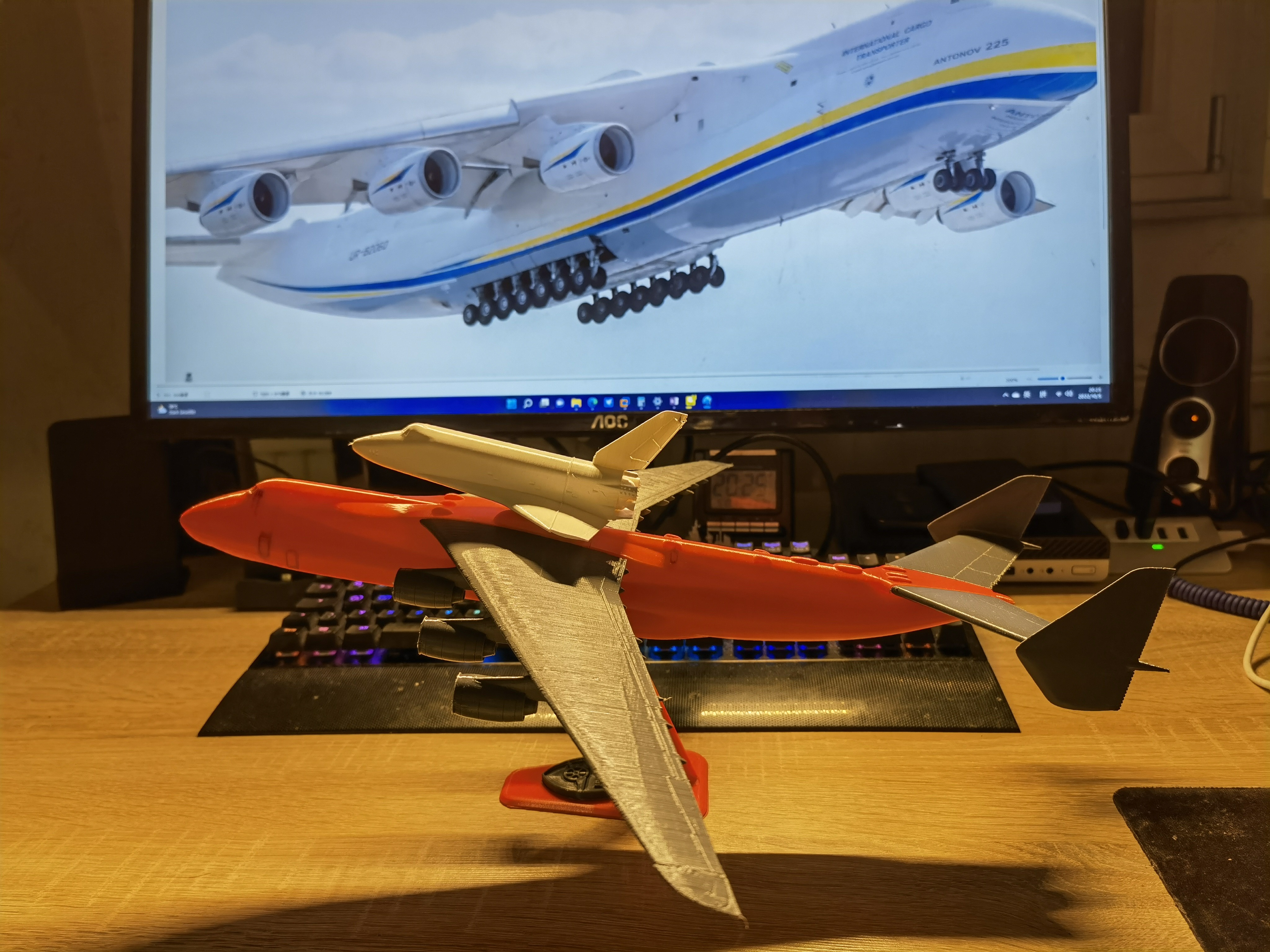 3d飞机_安-225梦想号STL模型_3D打印飞机模型下载