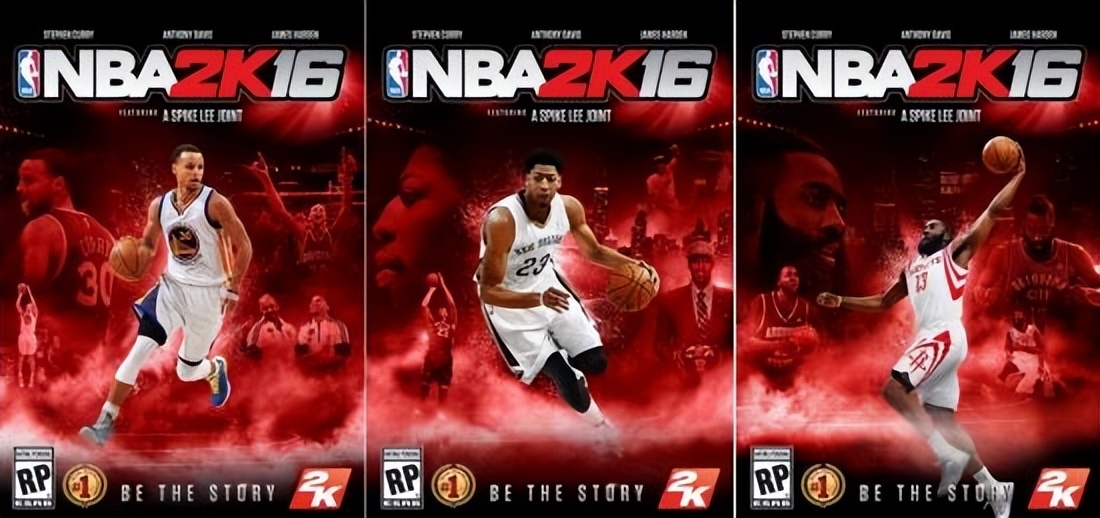 nba2k16十佳球_NBA 2K系列历代封面人物_NBA 2K游戏封面球员历史