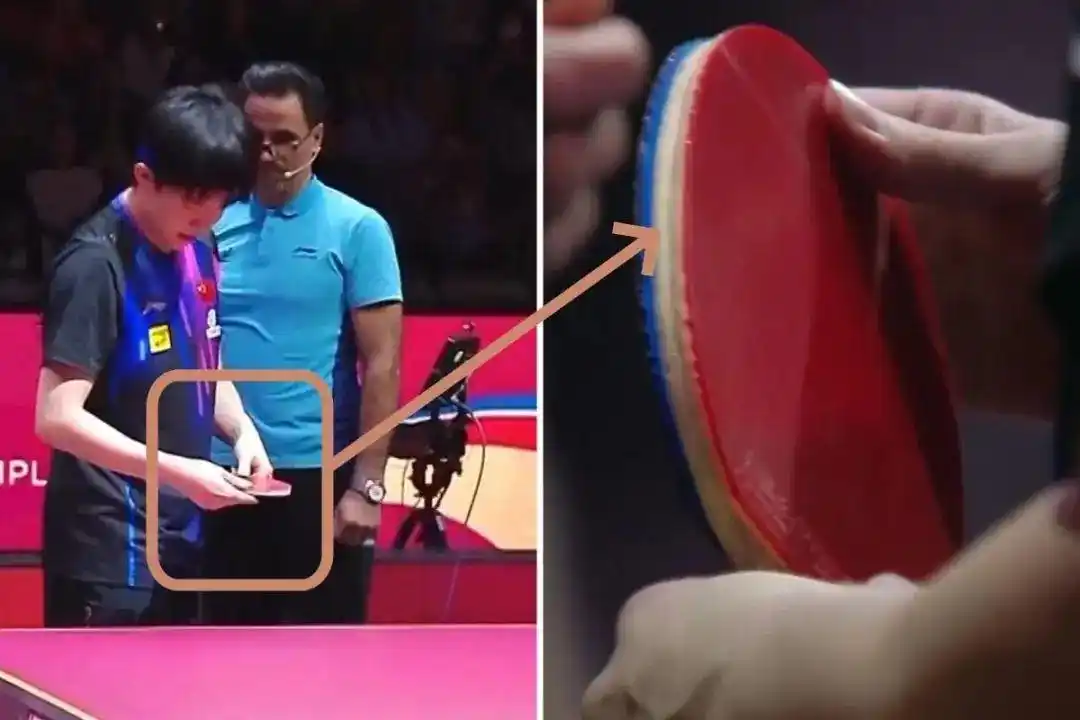 王楚钦球拍受损 国际乒联声明 乒乓球拍公平性_王楚钦“着急收工”：你的问题太多了