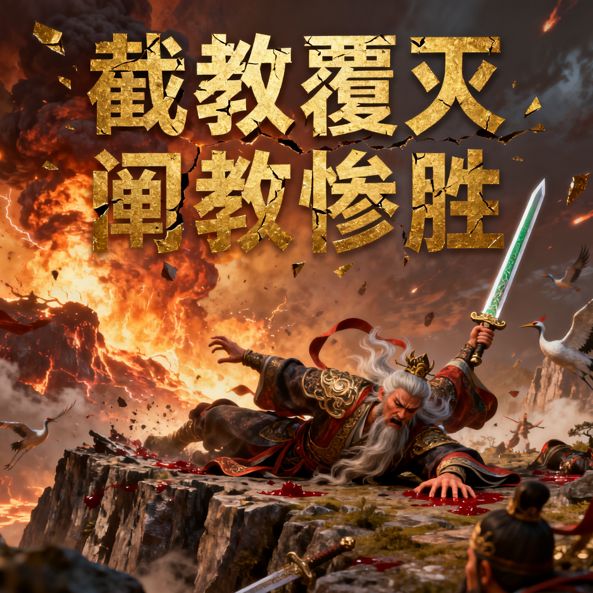 龙汉初劫神兽大战_洪荒三大无量量劫_穿越洪荒得盘古精血