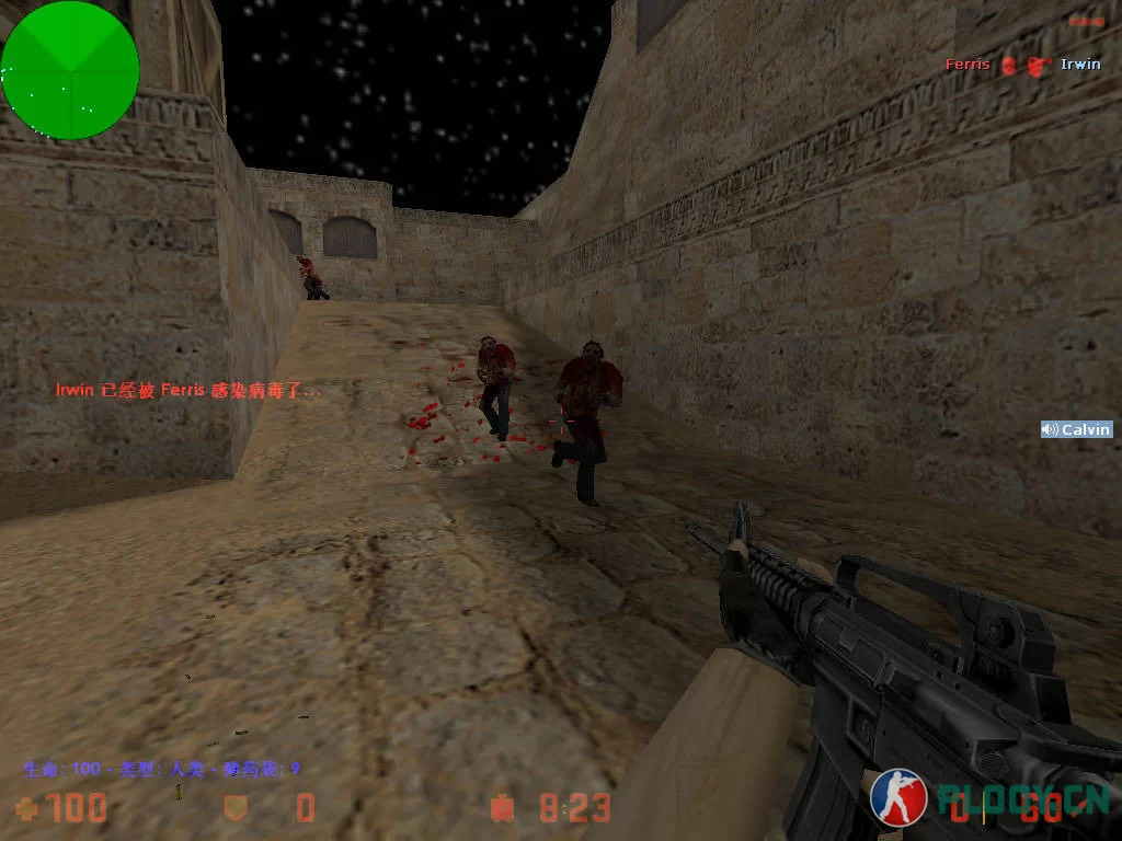 CS1.6僵尸版汉化绿色硬盘版_CS1.6僵尸机器人AmxModX单人游戏_cs1.6僵尸插件4.3