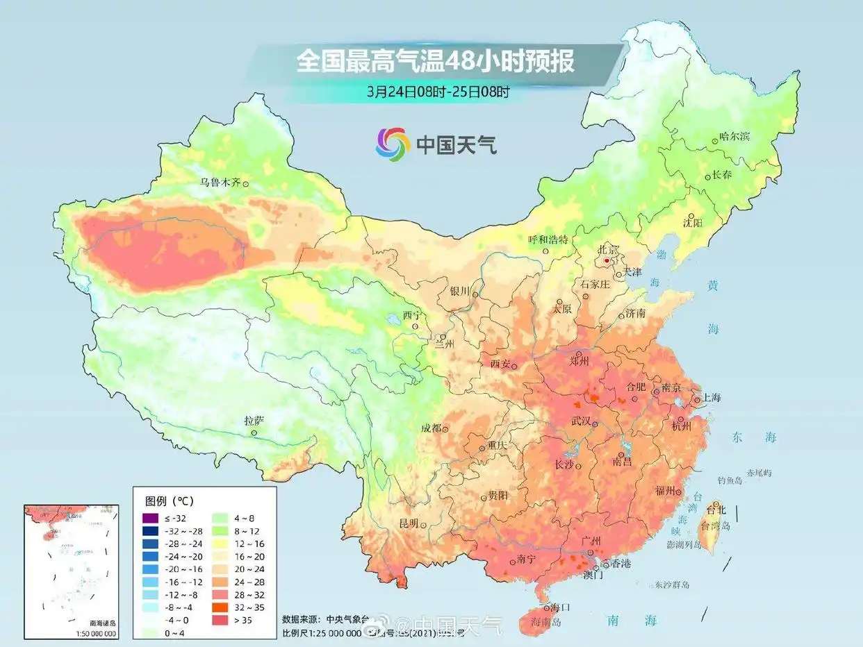 中国三月气温回暖冲击纪录_下周起南北方气温都有大变化_大回暖后寒潮来袭降温剧烈