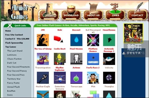 Flash小游戏网站_Armor Games经典游戏_用flash做一个小游戏