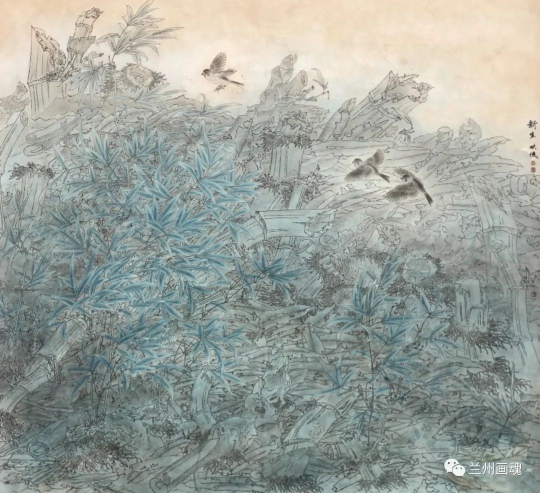 甘肃书画院院长马鹏飞_莫建成美术馆_陇中画院