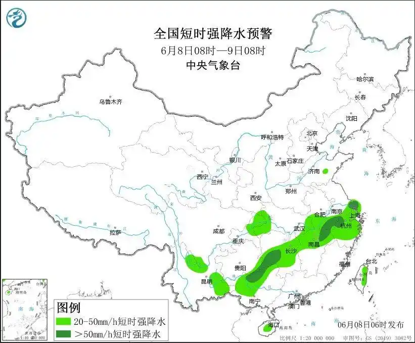 强对流天气蓝色预警_暴雨黄色预警_大暴雨！10级以上雷暴大风将来袭