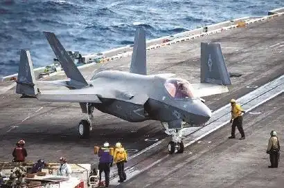 F-35C打捞难度分析_24架f-35a隐身战机集结西太平洋_F-35C战机南海坠毁