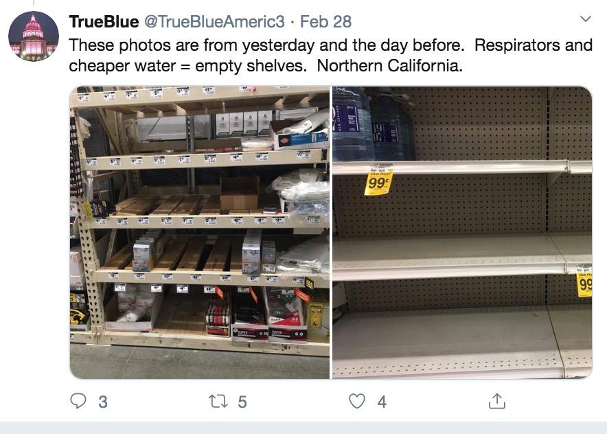 美国超市口罩难求_true blue_新冠疫情全球风险级别非常高