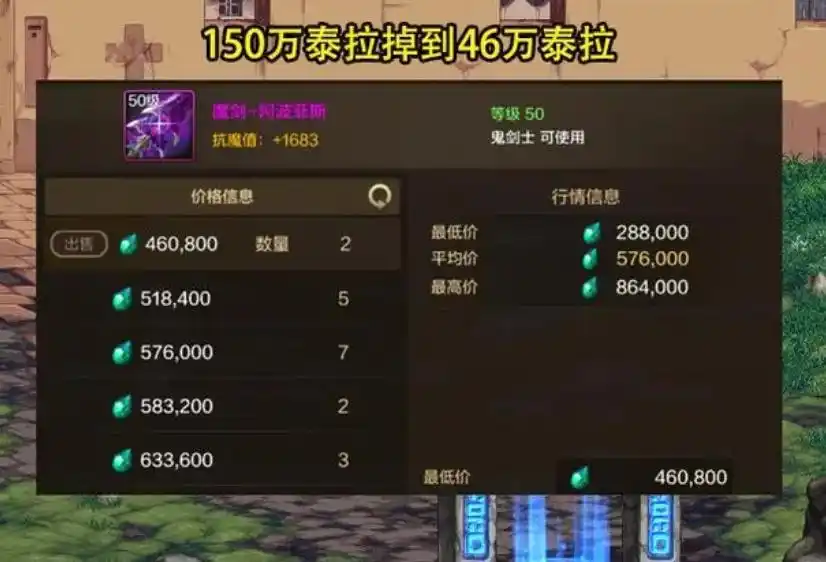 牛头械王臂铠拍卖行价格_DNF手游最贵装备_dnf辅助装备任务好贵