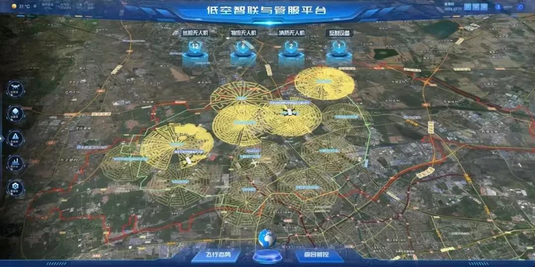 天津低空经济先导示范区_低空红绿灯管控系统_天津北部新区交通规划