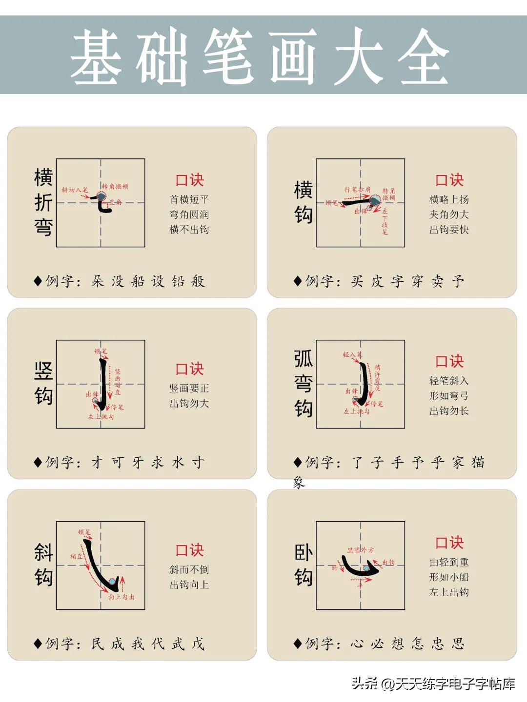 硬笔书法基础笔画42个_硬笔短横的写法_硬笔书法笔画分类