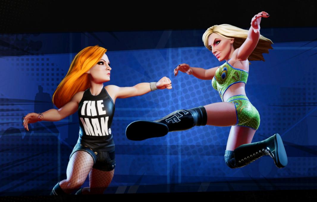 ps2摔跤玫瑰下载_WWE 2K竞技场 卡通化风格 摔角游戏操作
