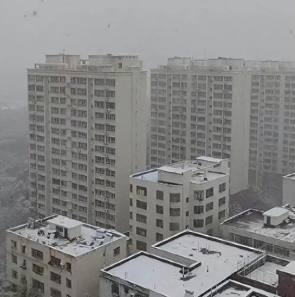 今冬初雪_南北气温差异_南方还在吹空调 北方已经下雪了